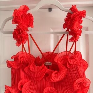 Free People Ruffled Bodysuit